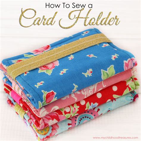 business card holder fabric|sew simple gift card holder.